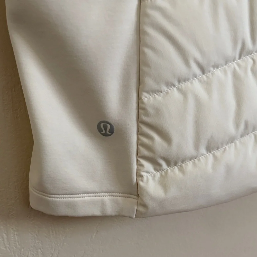 Lululemon Athletica Ivory Down for it All Vest. Excellent Condition! - Picture 5 of 7